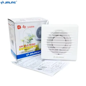 4 Inch 6 Inch Bathroom Ventilation Fan Window Mounted Axial Duct Exhaust Fan Home Use Air Extractor Office Room