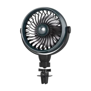 4 Inch Rechargeable Mini Aroma Vent Fan With 4 Wind Speeds Air Vent Installation 720 Degree Rotation
