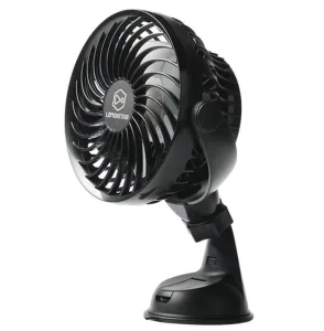 4 Inch Rechargeable Mini Suction Fan With 4 Wind Speeds Suction Installation 720 Degree Rotation
