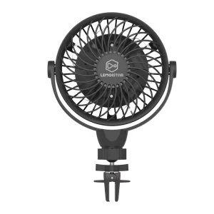 4 Inch Rechargeable Mini Vent Fan With 4 Wind Speeds Air Vent Installation 720 Degree Rotation