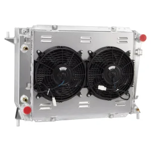 4 Row Radiator+Shroud Fan for 94 97 Ford Thunderbird 93 98 95 Lincoln Mark VIII