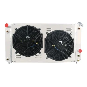4 Rows Radiator Shroud Fans Fit Chevy Blazer S10 GMC Jimmy 4.3L V6