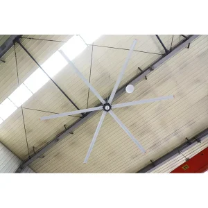 4.9m 16ft HVLS Industrial Ceiling Fan 6 Aviation Aluminum Blades Remote