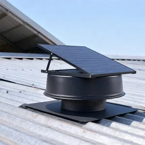 40 Watt CFM Black Solar Attic Roof Exhaust Fan Ventilation Residential Poultry Farm Industrial Greenhouse Warehouse OEM