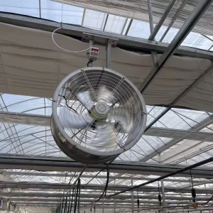 400 Type 16 Inch Industrial Axial Flow Recirculation Fan 4 7 Blades 220V 380V Energy Saving Ventilation Fan with Suspension Rope