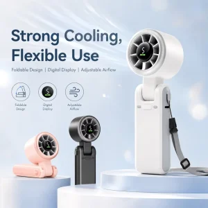 4000 mAh 13550RPM High Speed Cooling Mini Portable Fan Powerful Mini Fan Portable for Outdoor
