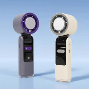 4000Mah Strong Wind Mini Water Cooler Small Electric Fan Rechargeable Handheld Fan for Cars