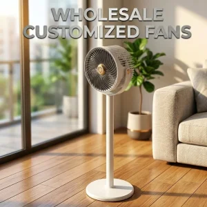 4000mAh Floor Fan USB Rechargeable Portable Oscillating Battery Operated Quiet Personal Desktop Small Electric Mini Fan