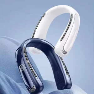 4000mAh Portable Air Conditioner Neck Fan New Bladeless Semiconductor Rechargeable Neck Cooler