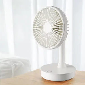 4000mah Battery Powered Usb Rechargeable Wireless Cooling Desktop Fan Oscillating Small Mini Portable Table Fan