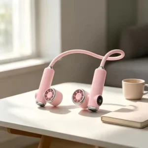 4000mah Magnetic Detachable 4 in 1 Neck Fan LED Digital Display Turbo Air Rechargeable Portable Mini Outdoor Plastic
