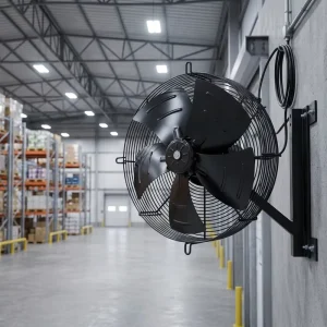 400mm Metal Blade Axial Ventilation Fan High Airflow Industrial Ventilator for Warehouse