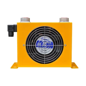 40L min Mini Oil Cooling AH0607 Industrial Hydraulic Oil Radiator with Fans for Machine Cooling