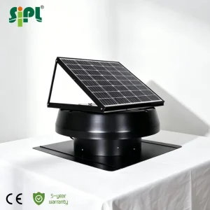 40W Brushless DC Motor Solar Attic Roof Turbine Ventilation with Temperature Humidity Control Heat Extractor Fan 5 Year Warranty