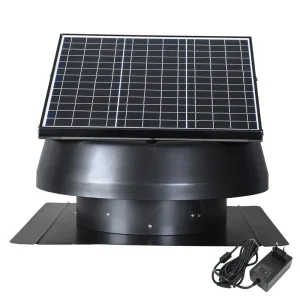40W Poultry and Chicken Farm Ceiling Air Blower, Solar DC Powered Heat Extractor, Roof Ventilation Exhaust Fan