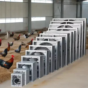 42*42*15 Inch 220V 50Hz High Performance Exhaust Fan Ventilation Fan for Poultry Farm Engineering Dust Exhaust