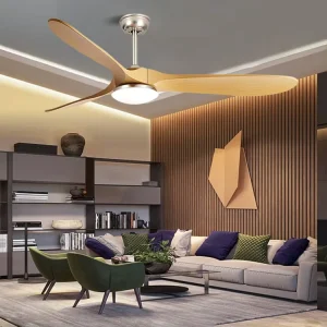 42 Inch ABS 3 Blades DC Motor Modern Bldc Led Ceiling Fan With Light Remote Control