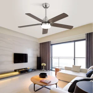 42 Inch Ceiling Fan Industrial Decorative Indoor Smart Ceiling Fan with Light and Remote Control