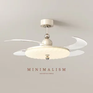 42 Inch DC Motor LED Smart Ceiling Fan with 6 Speed Remote Control 3 in 1 Color Temp Lights Living Room Home Use