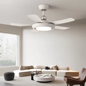 42 Inch LED Smart Ceiling Fans with LED Lamps Lights Read Rotation for Living Room Home with Remote Control WiFi