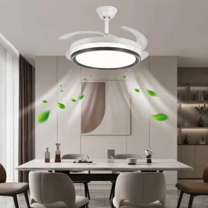 42 Inch Large Ceiling Fan Light 96W High Brightness Remote Control Factory Direct Price OEM Custom Logo Supported