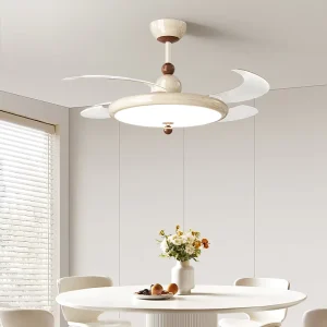 42 Inch Led Smart Ceiling Fans with Led Lamps Lights Read Rotation for Living Room Home with Remote Control Wifi