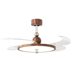 42 Inch Smart Luxury LED Ceiling Fan with Lights 220V Remote Control Low Profile Living Room Lamp New