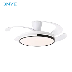 42-inch Invisible LED Ceiling Fan with Light, Remote Control, Decorative Lighting, Full Spectrum, Customizable Fan Light