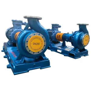 440 Flow Rate 100kW Sanitary Grade Stainless Steel Cantilever Centrifugal Pump Inverter Motor