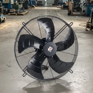 450 mm EC Industrial Axial Fan Impeller High Volume Cooling Axial Flow Fans Variable Pitch 230 V OEM
