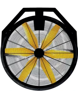 450W HVLS Wall Mounted Oscillating Industrial Fan Iron Housing Aluminum Alloy Blades PMSM Motor Big Airflow Energy Saving Air