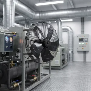 450mm Carbon Steel Axial Fan Single Three Phase for Industrial Machine Cooling