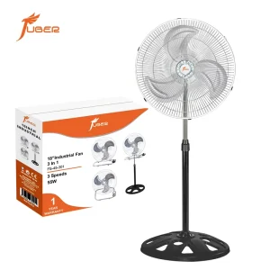 45W High-Speed Electric Height-Adjustable Pedestal Stand Fan 18 Inch