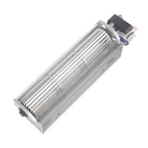 45mm AC 220V Brushless Motor Stainless Steel Blades 1700RPM Impeller Diameter Low Noise Cross Flow Fireplace Fan Insert Fan