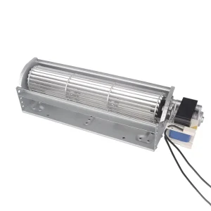 45mm AC 230v Low Noise Aluminum Alloy Impeller Tangential Fan Blower Cross Flow Fan for Fireplace