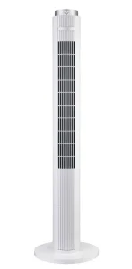 46 Inch Electric Digital Air Cooling Plastic Bladeless Pedestal Fan Remote App Controlled Oscillating Night Light Hotel