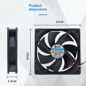 48 56 Eggs Incubator Exhaust Fan Mini Fully Automatic Incubator Accessory 96 Eggs Fan DC12V 12*12*2.5 Mini Incubator