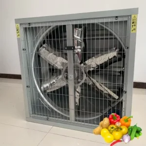 48 Inch Powerful Shutter Exhaust Fan Shandong Factory Low Noise Big Air Volume for Wall for Underground Parking Lot