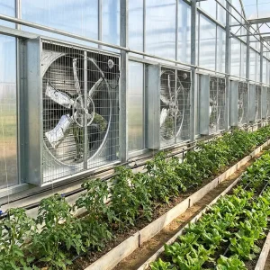 48 inch Heavy Duty Galvanized Negative Pressure Ventilation Exhaust Cooling Fan for Farm Factory Basement Garage