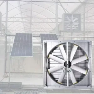 48inch Axial Flow Green House Poultry House Chicken Farm Warehouse Industrial Heat Exhaust Cooling Wall Big Fan with Solar Panel