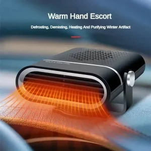 4in1 Car Heater Fan 12V/24V 150W Electric Cooling Heating Auto Windshield Defroster Defogging Demister 6 Inch Blade