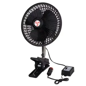 4inch 12V CE 100W Eco Friendly Car Cooling Fan with Full Safety Metal Guard Portable for Marine