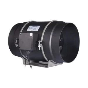 5 Inch EC Motor Energy Saving Duct Axial Fan with Speed Controller for Hydroponic Systems OEM ODM Customizable Inline Fan