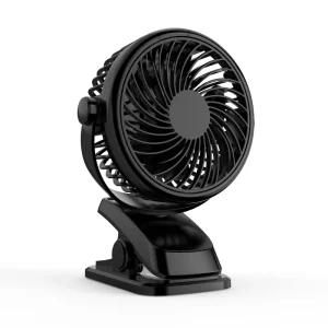 5 Inch Hot Selling 720 Degrees Rotation Rechargeable Battery Small Clip Fan Table Fan with USB Input Port