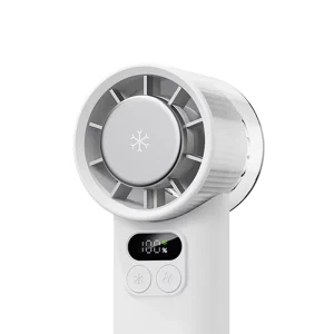 5 Speed High Speed Turbo Mini Handheld Fan USB Rechargeable Portable Plastic Pocket Fan Car RV Outdoor Camping Travel