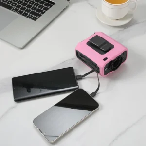 5 Speeds Hands Free Rechargeable 10000mah Wearable Personal Fan Portable Waist Fan for Outdoor Hiking Jobsite Farms