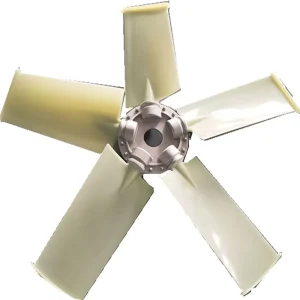 5-Wing Axial Flow Fan Impeller with Nylon Plastic Blades for Poultry Husbandry Low Noise Adjustable Angle