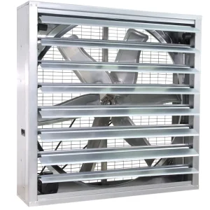 50 Inch Exhaust Fan air System Industrial Ventilation Wall Mounted With Cooling Pad Factory Farm Workshops Restaurant Fan
