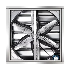 50 Inch Heavy Duty Hammer Industrial Exhaust Fan With Louvers Suitable for Chicken Coops Poultry Farms Greenhouses