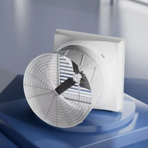 50 Inch Variable Speed BLDC Poultry Exhaust Fan FRP 1100W 380V Industrial Air Circulator Exhaust Fan Greenhouse Ventilation Fan